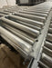LOT OF 61*UNEX SPAN TRACK 9.5"x89"GRAVITY ROLLER FLOW RACK CONVEYOR W/63 ADAPTERS - Second Life - Equipment - collection_name