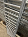 LOT OF 61*UNEX SPAN TRACK 9.5"x89"GRAVITY ROLLER FLOW RACK CONVEYOR W/63 ADAPTERS - Second Life - Equipment - collection_name