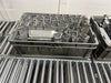 LOT OF 61*UNEX SPAN TRACK 9.5"x89"GRAVITY ROLLER FLOW RACK CONVEYOR W/63 ADAPTERS - Second Life - Equipment - collection_name