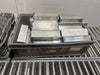 LOT OF 61*UNEX SPAN TRACK 9.5"x89"GRAVITY ROLLER FLOW RACK CONVEYOR W/63 ADAPTERS - Second Life - Equipment - collection_name