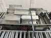 LOT OF 61*UNEX SPAN TRACK 9.5"x89"GRAVITY ROLLER FLOW RACK CONVEYOR W/63 ADAPTERS - Second Life - Equipment - collection_name