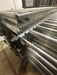 LOT OF 61*UNEX SPAN TRACK 9.5"x89"GRAVITY ROLLER FLOW RACK CONVEYOR W/63 ADAPTERS - Second Life - Equipment - collection_name