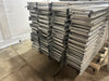 LOT OF 61*UNEX SPAN TRACK 9.5"x89"GRAVITY ROLLER FLOW RACK CONVEYOR W/63 ADAPTERS - Second Life - Equipment - collection_name