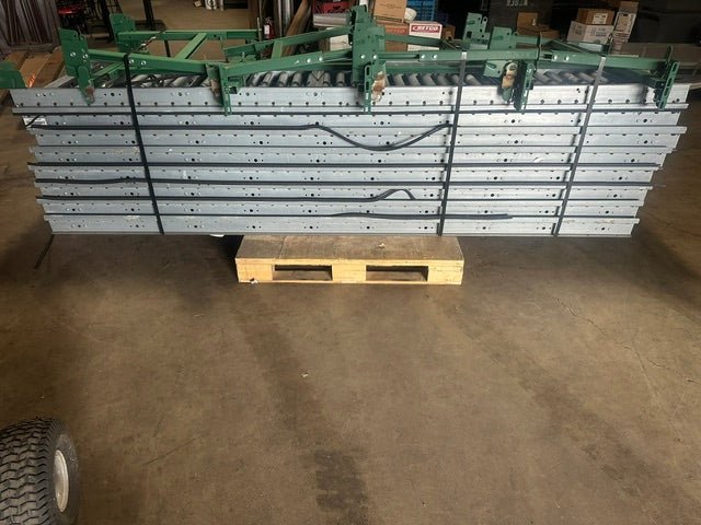 *LOT OF 8* 24"W x 120"L (EACH) INDUSTRIAL HD ROLLER CONVEYORS w/ ATTACHABLE LEGS - Second Life-Equipment-collection_name