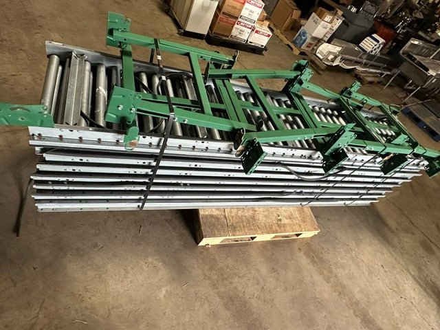 *LOT OF 8* 24"W x 120"L (EACH) INDUSTRIAL HD ROLLER CONVEYORS w/ ATTACHABLE LEGS - Second Life-Equipment-collection_name