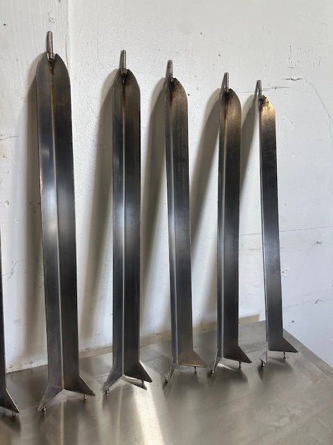 LOT OF 8** "V" SPITS FOR BKI MODEL VG - 7, VGG8 ROTISSERIE CHICKEN OVEN - Second Life - Equipment - collection_name
