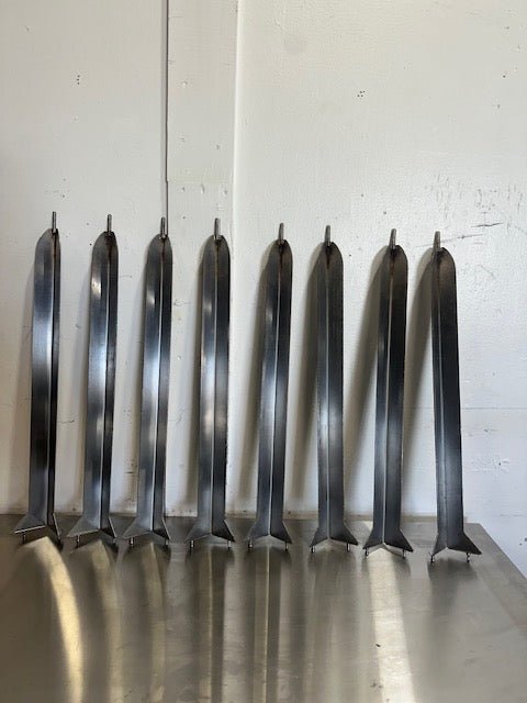 LOT OF 8** "V" SPITS FOR BKI MODEL VG - 7, VGG8 ROTISSERIE CHICKEN OVEN - Second Life - Equipment - collection_name