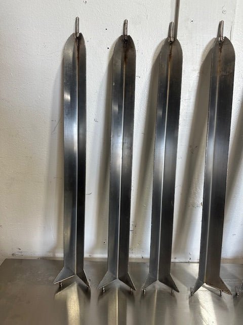 LOT OF 8** "V" SPITS FOR BKI MODEL VG - 7, VGG8 ROTISSERIE CHICKEN OVEN - Second Life - Equipment - collection_name
