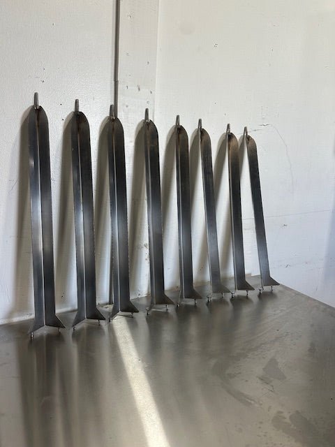 LOT OF 8** "V" SPITS FOR BKI MODEL VG - 7, VGG8 ROTISSERIE CHICKEN OVEN - Second Life - Equipment - collection_name