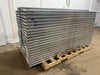 LOT OF 82*UNEX SPAN TRACK 9.5"x90"GRAVITY ROLLER FLOW RACK CONVEYOR W/68 CONNECTION ADAPTERS - Second Life - Equipment - collection_name
