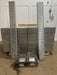LOT OF 82*UNEX SPAN TRACK 9.5"x90"GRAVITY ROLLER FLOW RACK CONVEYOR W/68 CONNECTION ADAPTERS - Second Life - Equipment - collection_name