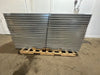 LOT OF 82*UNEX SPAN TRACK 9.5"x90"GRAVITY ROLLER FLOW RACK CONVEYOR W/68 CONNECTION ADAPTERS - Second Life - Equipment - collection_name