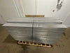 LOT OF 82*UNEX SPAN TRACK 9.5"x90"GRAVITY ROLLER FLOW RACK CONVEYOR W/68 CONNECTION ADAPTERS - Second Life - Equipment - collection_name