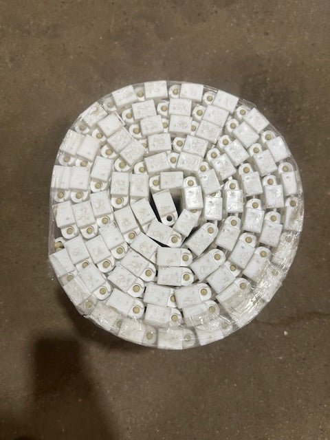 LOT OF 9* HABASIT M3843 TIGHT RADIUS FOOD GRADE CONVEYOR 11 3/4"W AND 80 - 121"L - Second Life - Equipment - collection_name