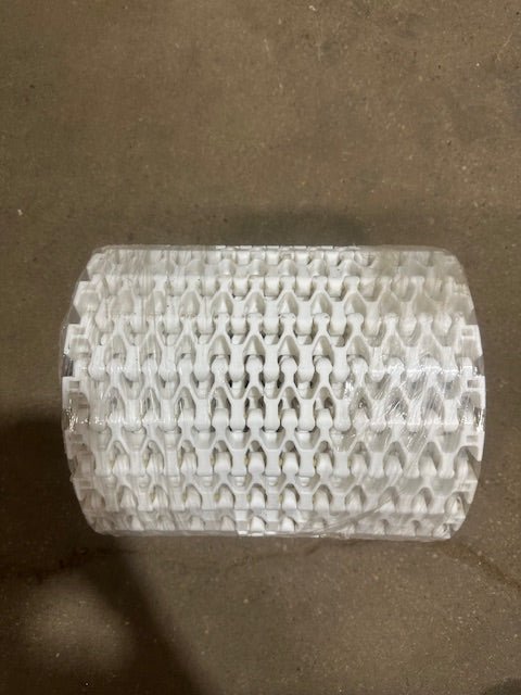 LOT OF 9* HABASIT M3843 TIGHT RADIUS FOOD GRADE CONVEYOR 11 3/4"W AND 80 - 121"L - Second Life - Equipment - collection_name