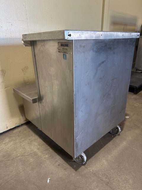 LOW TEMP STAINLESS STEEL 2 STEP WORK COUNTER STATION ON CASTERS - Bargains R Ours - #collection_name#