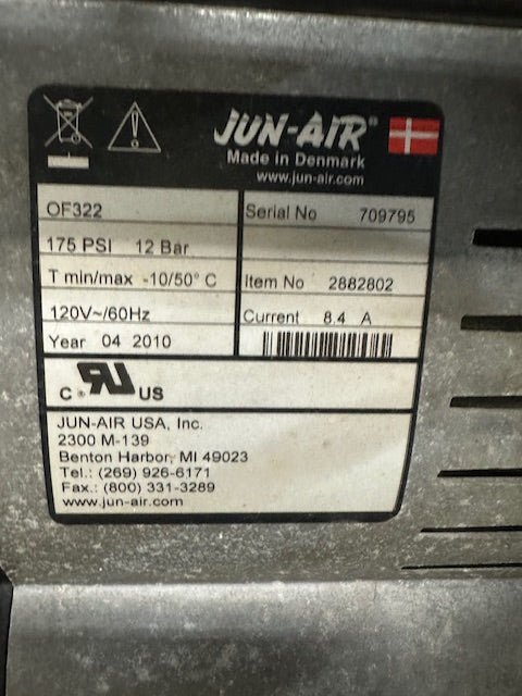 "MACMATIC 310BC" HIGH VOLUME NITROGEN GENERATOR W/BUILT IN GAS BLENDER,2639 hrs - Second Life - Equipment - collection_name