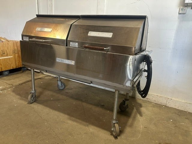 "MAGICATER" MOBILE COMMERCIAL N GAS OUTDOOR BBQ GRILL W/ 8 BURNERS - Second Life-Equipment-collection_name