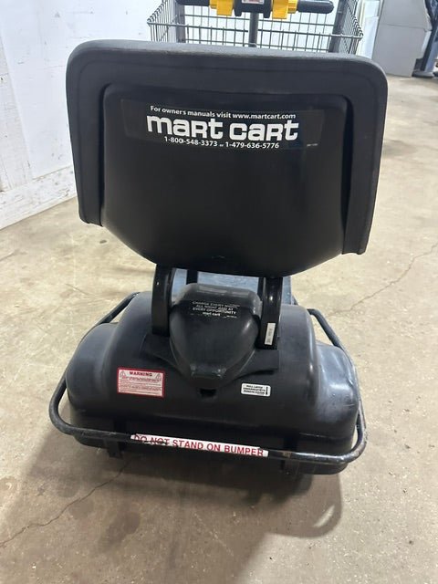"MART CART MODEL 63" HANDICAP/SHOPPING CART RECHARABLE 550LB MAX W/ *NEW BATTERY - Second Life-Equipment-#collection_name#