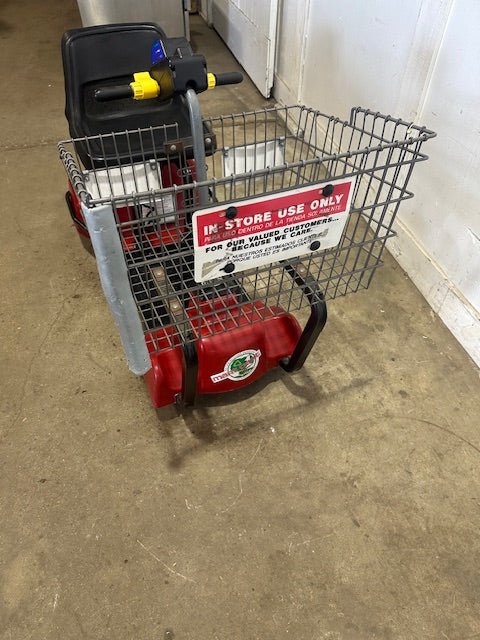 "MART CART MODEL 63"HANDICAP/SHOPPING CART RECHARABLE 550LB MAX w/**NEW BATTERY - Second Life - Equipment - collection_name