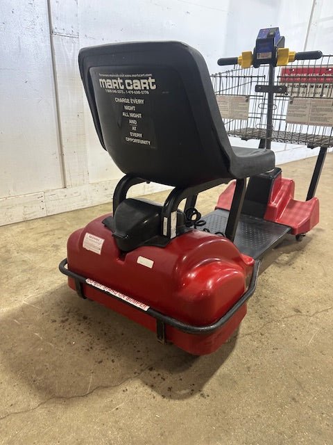 "MART CART MODEL 63"HANDICAP/SHOPPING CART RECHARABLE 550LB MAX w/**NEW BATTERY - Second Life - Equipment - collection_name