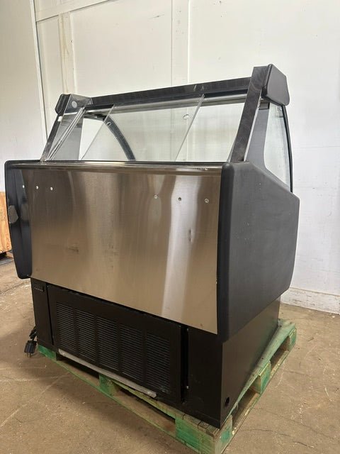 MASTER-BILT GEL-6 46"curved glass commercial gelato ice cream merchandiser 1PH - Second Life-Equipment-collection_name