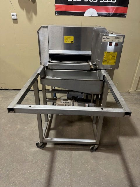 ***MECHANIC SPECIAL*** BELSHAW ADAMATIC ELECTRIC PH1 CONVEYOR DONUTS THERMOGLAZE GLAZING TABLE ON CASTERS - Bargains R Ours - #collection_name#