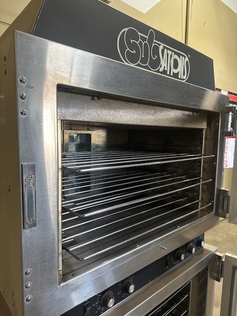 ***MECHANIC SPECIAL*** DUKE MANUFACTURING CO. ELECTRIC PH3 INTERIOR LIGHTED 2 IN 1 TOP OVEN AND BOTTOM HUMIDITY PROOFER STATION ON CASTERS - Bargains R Ours - #collection_name#