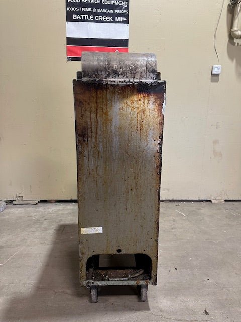 ***MECHANIC SPECIAL*** FRYMASTER HEAVY DUTY COMMERCIAL NATURAL GAS FRYER WITH DIGITAL READ OUT - UNCLEANED - Bargains R Ours - #collection_name#