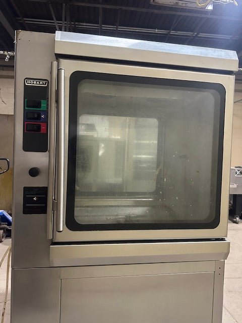 ***MECHANIC SPECIAL*** HOBART SELF CLEANING ROTISSERIE OVEN WITH UNDER CABINET STORAGE ON CASTERS - Bargains R Ours - #collection_name#