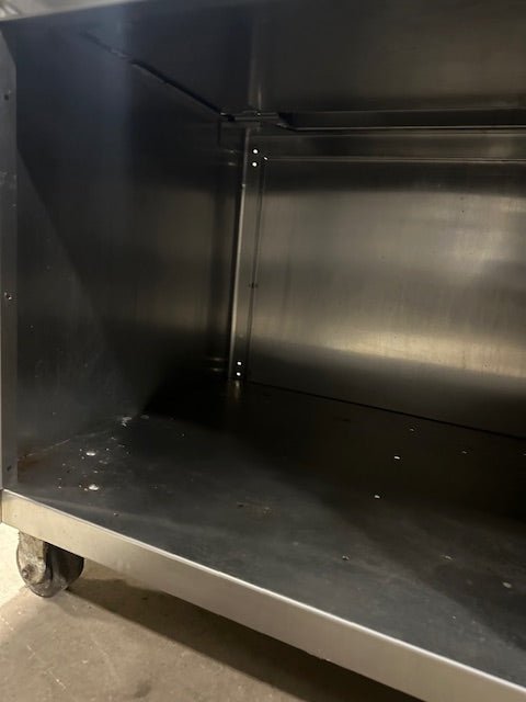 ***MECHANIC SPECIAL*** HOBART SELF CLEANING ROTISSERIE OVEN WITH UNDER CABINET STORAGE ON CASTERS - Bargains R Ours - #collection_name#