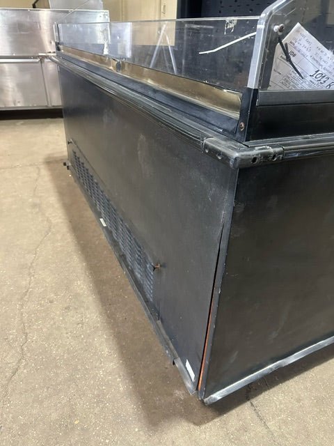 ***MECHANIC SPECIAL*** KILLION HEAVY DUTY COMMERCIAL ISLAND OPEN PRODUCE GROCERY DISPLAY CASE 3 DISPLAY RISER WIRE RACKS - Bargains R Ours - #collection_name#