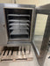 ***MECHANIC SPECIAL *** MARKET FORGE STAINLESS STEEL ELECTRIC GLASS DOOR STEAM/HOT AIR COMBINATION CONVECTION OVEN ON STAND 29 BRACKETS WITH 5 WIRED SHELF - Bargains R Ours - #collection_name#