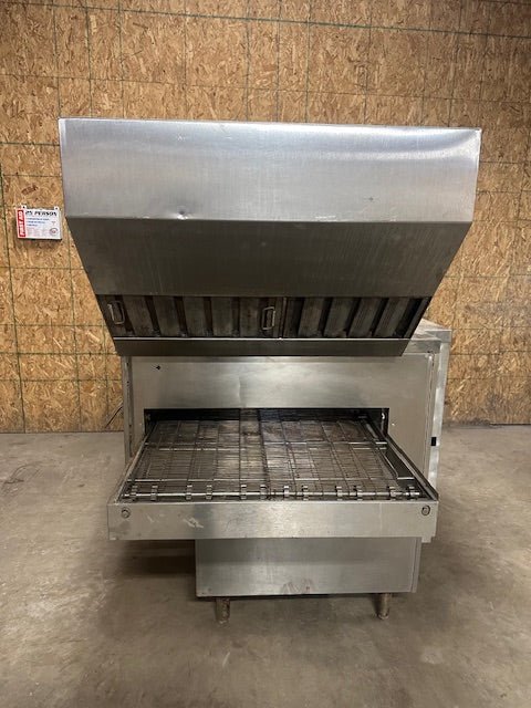 ***MECHANIC SPECIAL*** MIDDLEBY MARSHALL NATURAL GAS PIZZA OVEN WITH CONVEYOR ON CASTERS - Bargains R Ours - #collection_name#