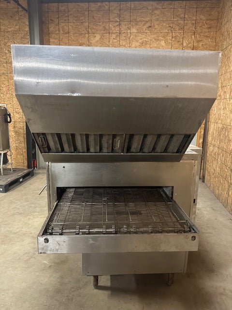 ***MECHANIC SPECIAL*** MIDDLEBY MARSHALL NATURAL GAS PIZZA OVEN WITH CONVEYOR ON CASTERS - Bargains R Ours - #collection_name#