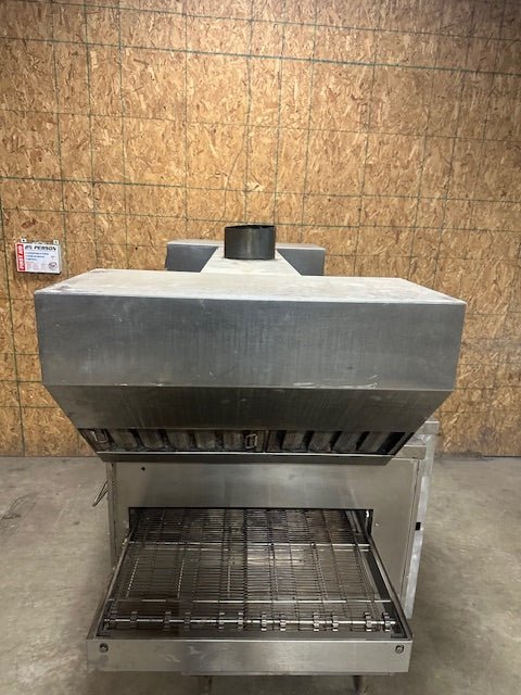 ***MECHANIC SPECIAL*** MIDDLEBY MARSHALL NATURAL GAS PIZZA OVEN WITH CONVEYOR ON CASTERS - Bargains R Ours - #collection_name#