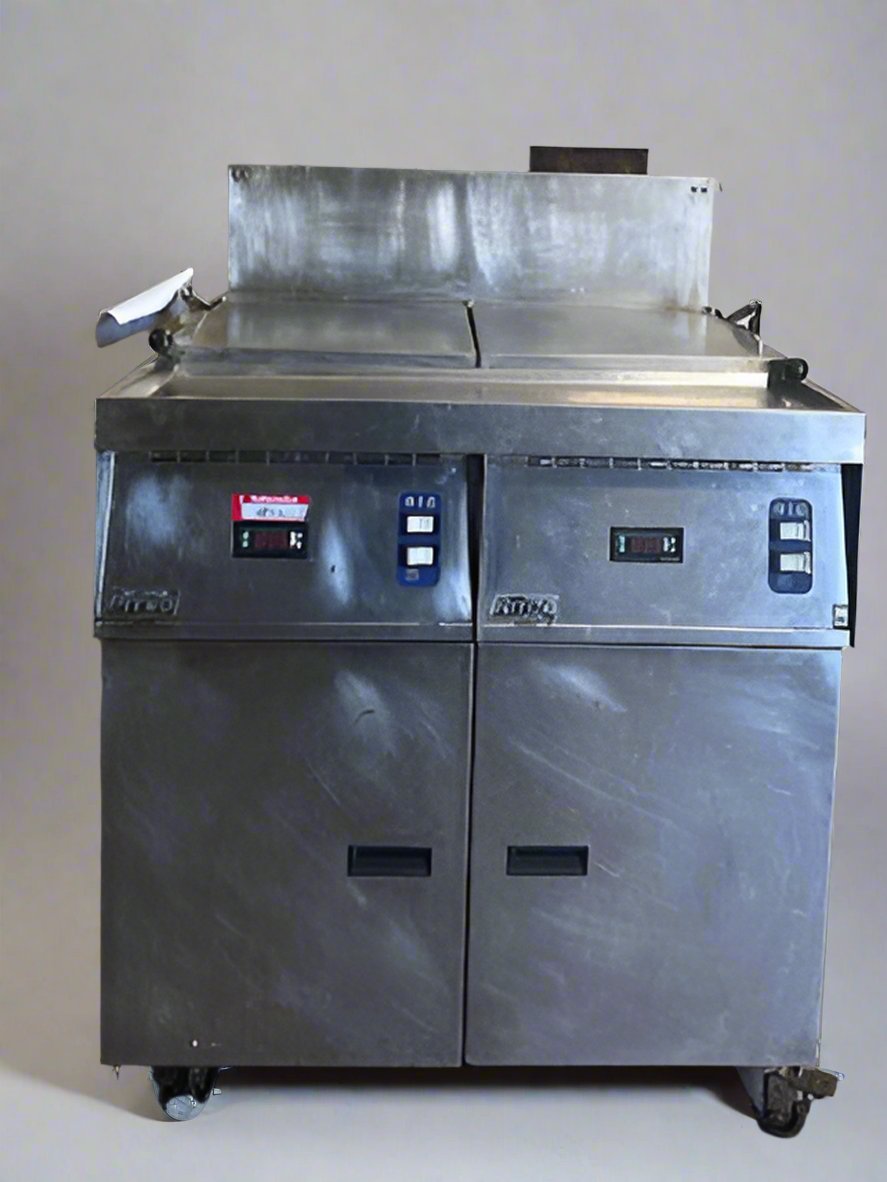 PITCO DUAL 2 BURNER 18.8 GALLON GAS AND ELECTRIC 55000BTU RETHERMALIZER ...