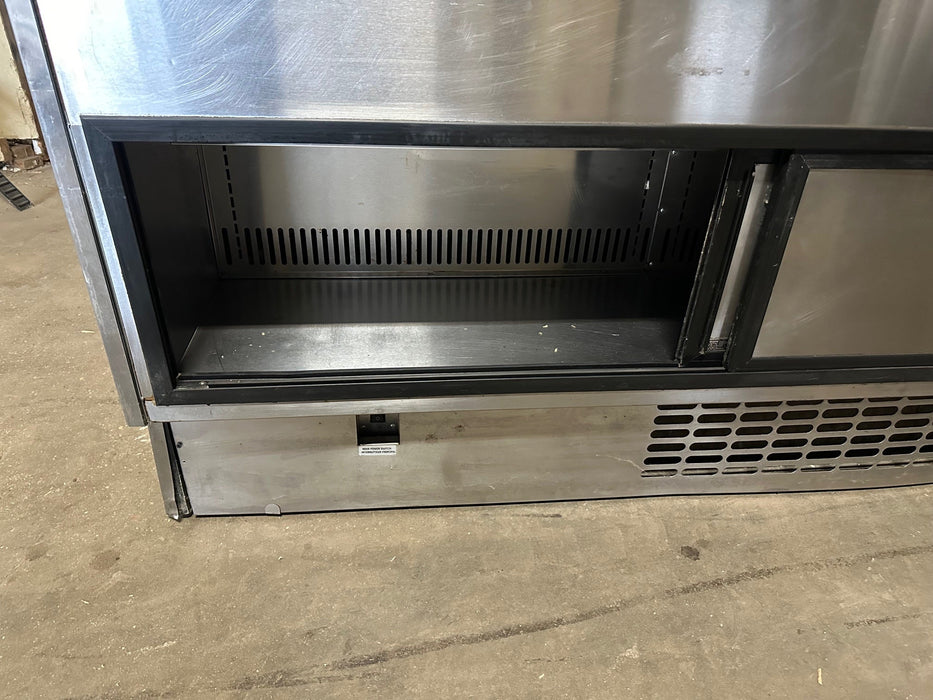 ***MECHANIC SPECIAL*** STRUCTURAL CONCEPTS STAINLESS STEEL REFRIGERATED PREP CASE WITH REFRIGERATED REAR STORAGE - Bargains R Ours - #collection_name#