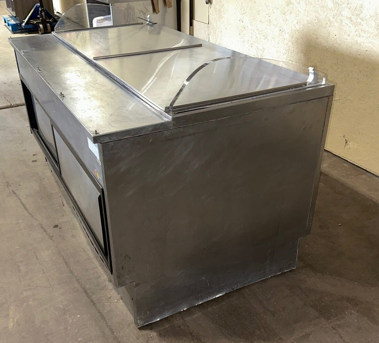 ***MECHANIC SPECIAL*** STRUCTURAL CONCEPTS STAINLESS STEEL REFRIGERATED PREP CASE WITH REFRIGERATED REAR STORAGE - Bargains R Ours - #collection_name#