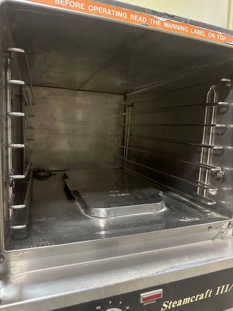 ***MECHANIC SPECIAL***CLEVELAND COUNTER TOP ELECTRIC PH3 STEAMER OVEN COOKER WITH 7 PAIRS OF BRACKETS - Bargains R Ours - #collection_name#