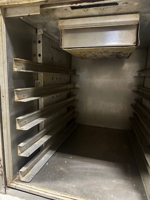 ***MECHANIC SPECIAL***HENNY PENNY HEAVY DUTY COMMERCIAL STAINLESS STEEL HEATED FOOD WARMER HOLDING CABINET WITH 5 BRACKETS/RACKS - Bargains R Ours - #collection_name#