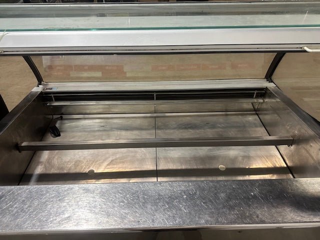 ***MECHANIC SPECIAL***ISA SELF CONTAINED REFRIGERATED FRONT CURVED GLASS GELATO ICE FREEZER DISPLAY CASE - Second Life - Equipment - #collection_name#