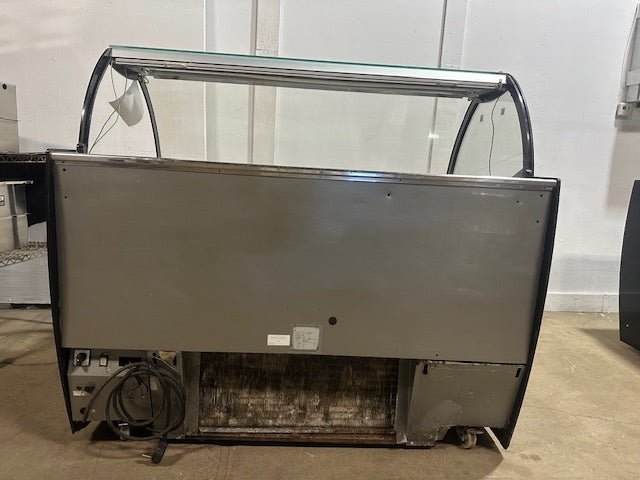 ***MECHANIC SPECIAL***ISA SELF CONTAINED REFRIGERATED FRONT CURVED GLASS GELATO ICE FREEZER DISPLAY CASE - Second Life - Equipment - #collection_name#
