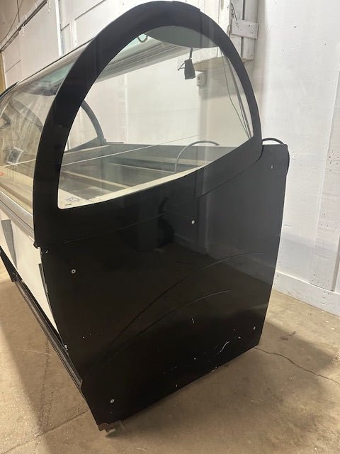 ***MECHANIC SPECIAL***ISA SELF CONTAINED REFRIGERATED FRONT CURVED GLASS GELATO ICE FREEZER DISPLAY CASE - Second Life - Equipment - #collection_name#