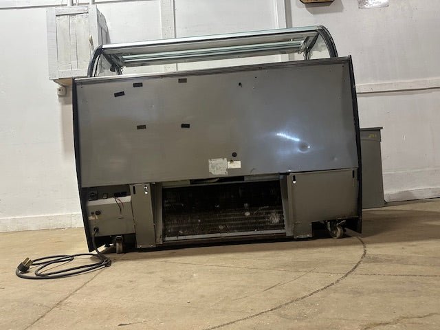 ***MECHANIC SPECIAL***ISA SELF CONTAINED REFRIGERATED FRONT CURVED GLASS GELATO ICE FREEZER DISPLAY CASE - Second Life - Equipment - #collection_name#
