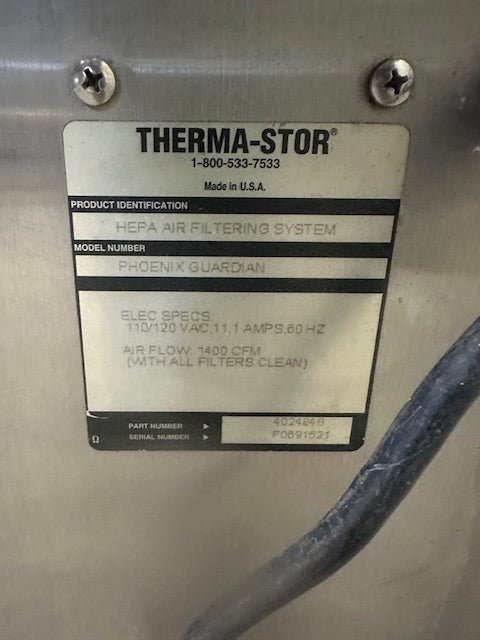 ***MECHANIC SPECIAL***LOT OF 2*** THERMA - STOR HEPA AIR FILTERING SYSTEM ON CASTERS - Bargains R Ours - #collection_name#