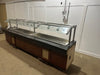 ***MECHANICS SPECIALS***REFRIGERATED SINGLE SIDE BUFFET BAR WITH DUAL PLATE DISPENSER & OVERHEAD LIGHTS - Bargains R Ours - #collection_name#