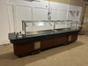 ***MECHANICS SPECIALS***REFRIGERATED SINGLE SIDE BUFFET BAR WITH DUAL PLATE DISPENSER & OVERHEAD LIGHTS - Bargains R Ours - #collection_name#