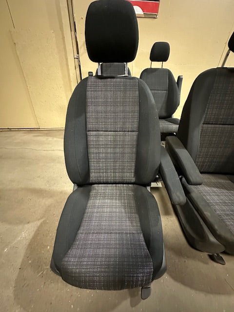 MERCEDES BENZ 2016 2017 2018 METRIS VAN BLACK GRAY CLOTH BUCKET SEATS - Bargains R Ours - #collection_name#