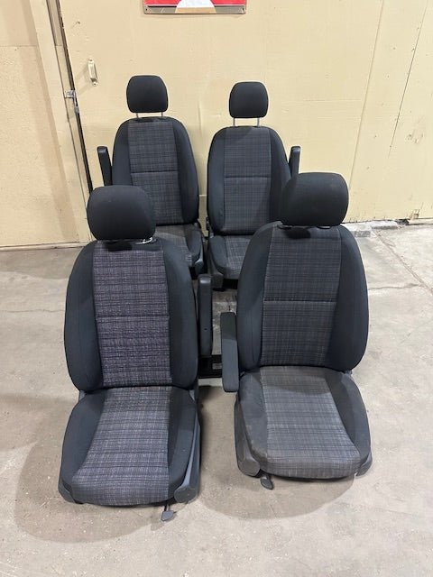 MERCEDES BENZ 2016 2017 2018 METRIS VAN BLACK GRAY CLOTH BUCKET SEATS - Bargains R Ours - #collection_name#